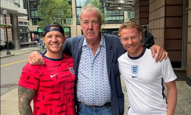 Jeremy Clarkson Gifts England Fans World Cup Tickets Amid Boston Downpour